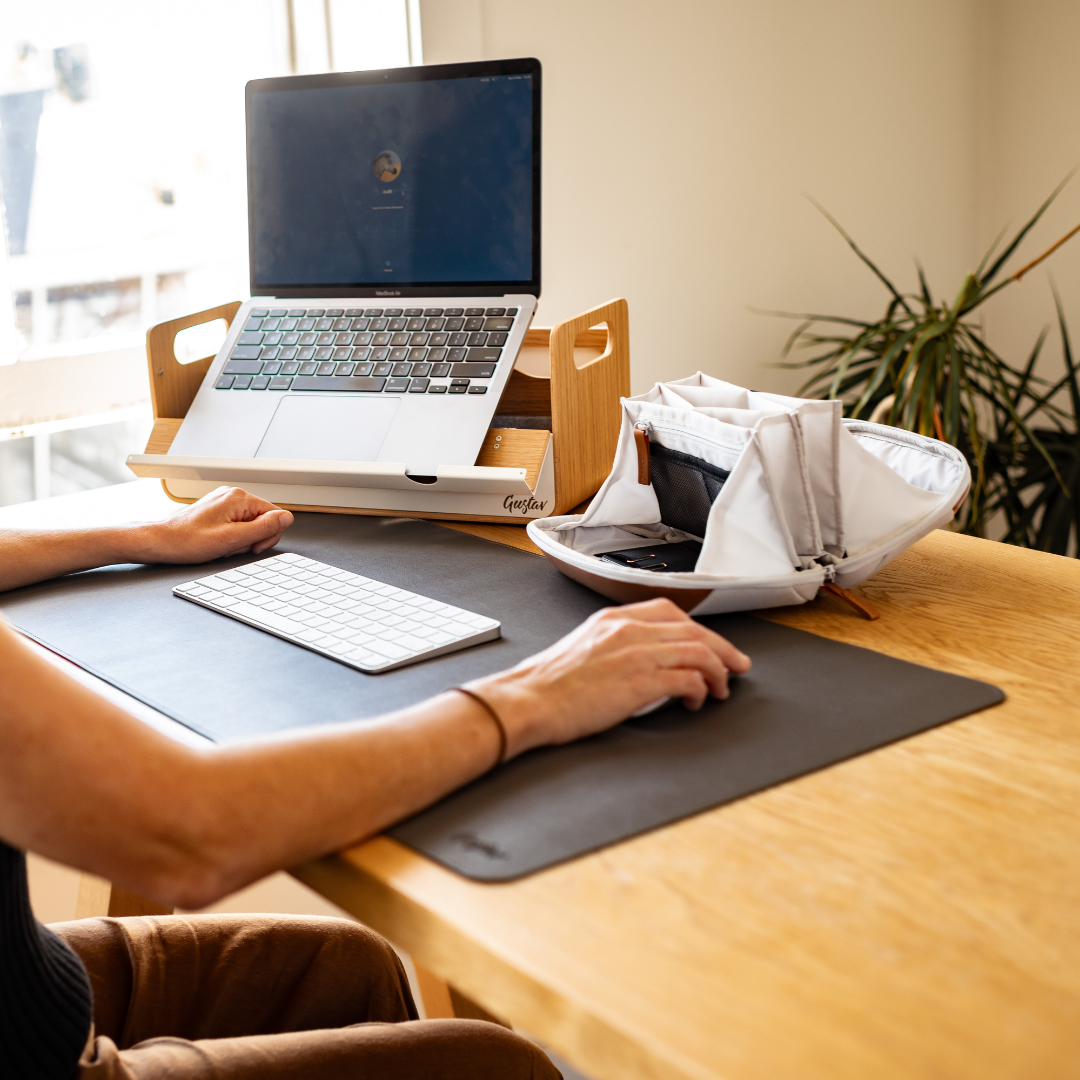Gustav Originele Bureau Organizer & Laptopstandaard