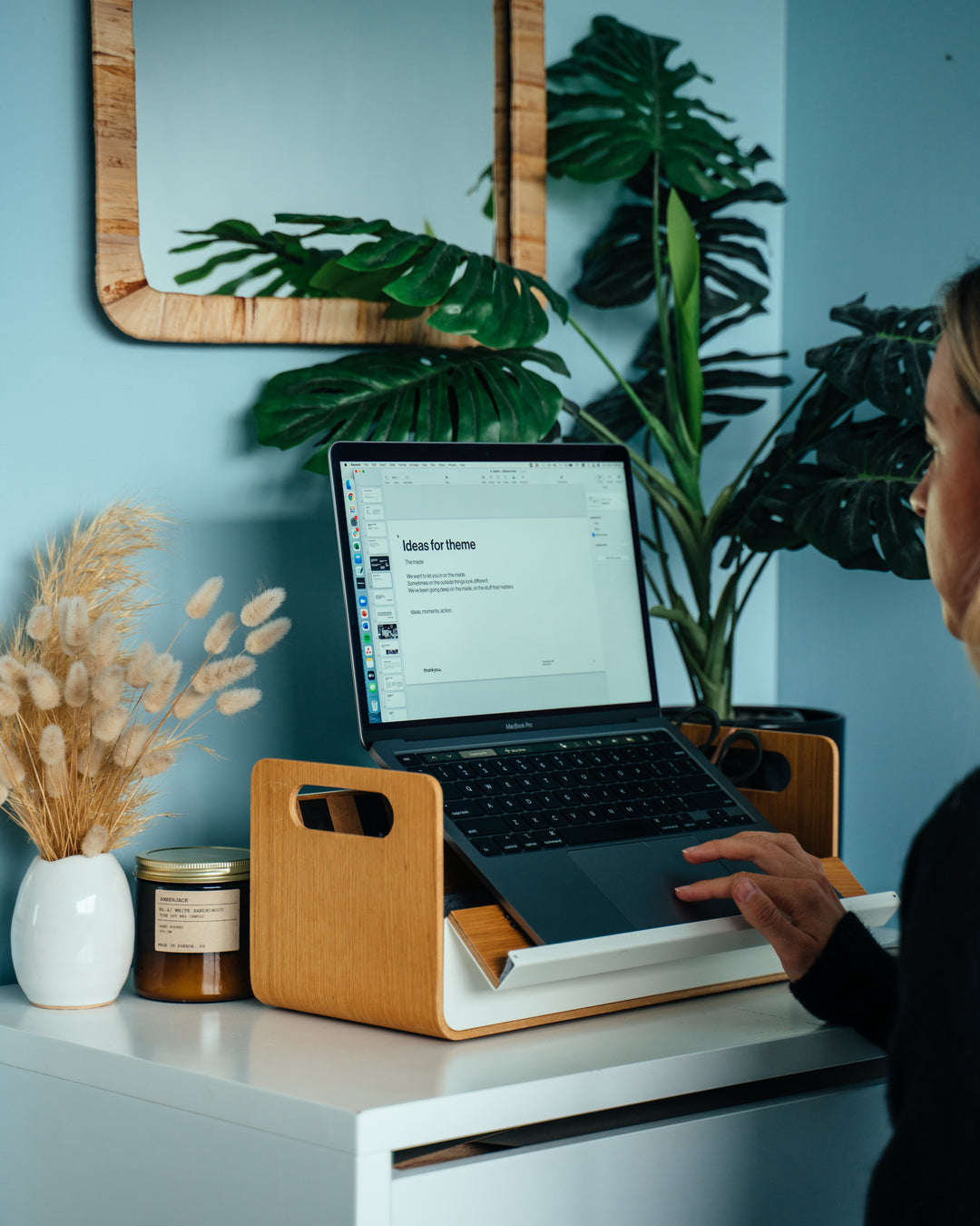 Gustav Originele Bureau Organizer & Laptopstandaard
