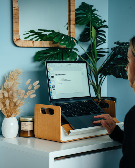 Gustav Originele Bureau Organizer & Laptopstandaard