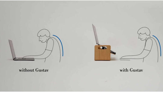 Gustav Originele Bureau Organizer & Laptopstandaard