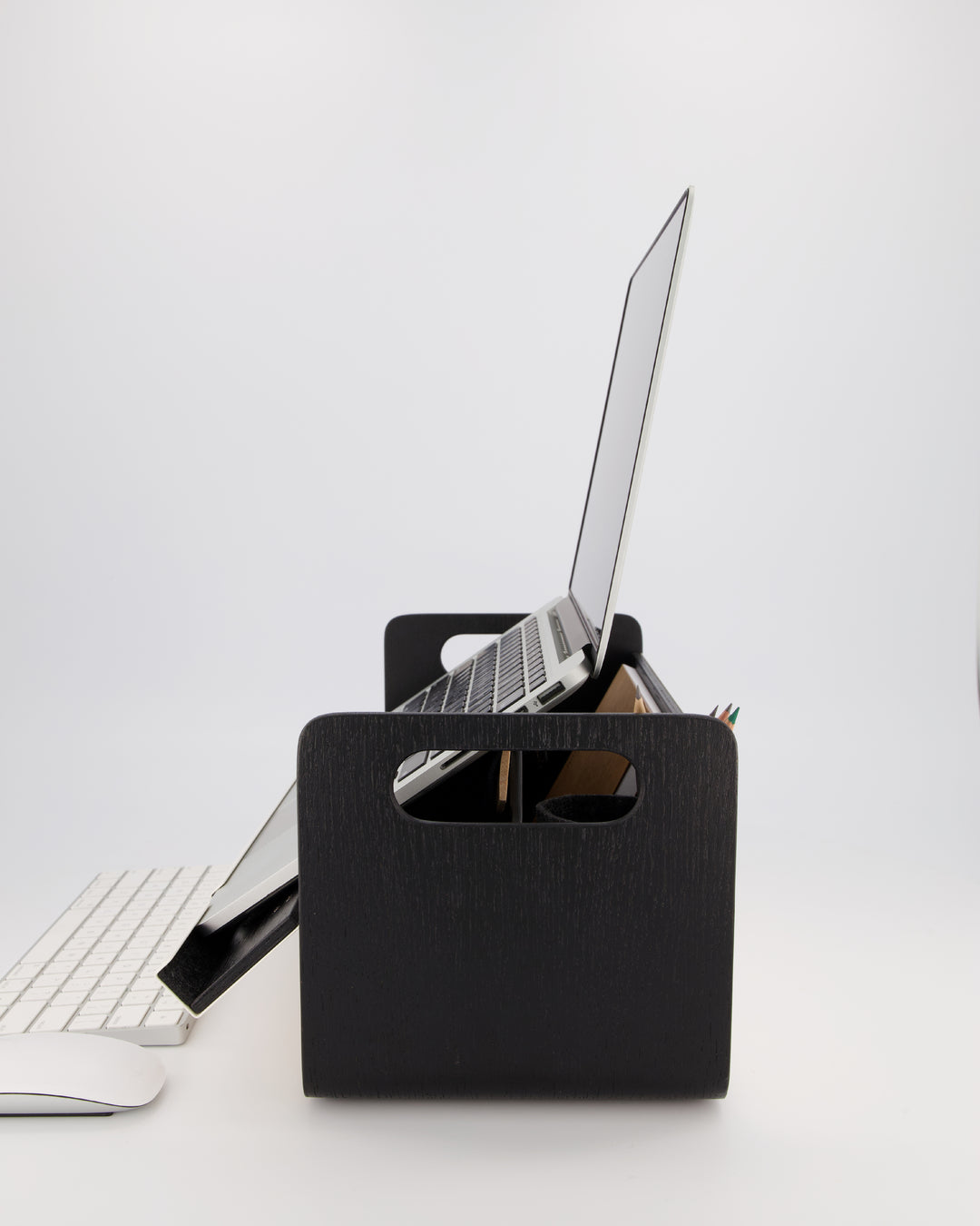 Gustav Original Black - Desk Organizer and Laptop Stand