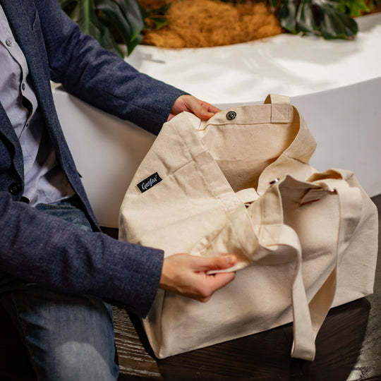 Gustav Tote Bag Återvunnen Bomull