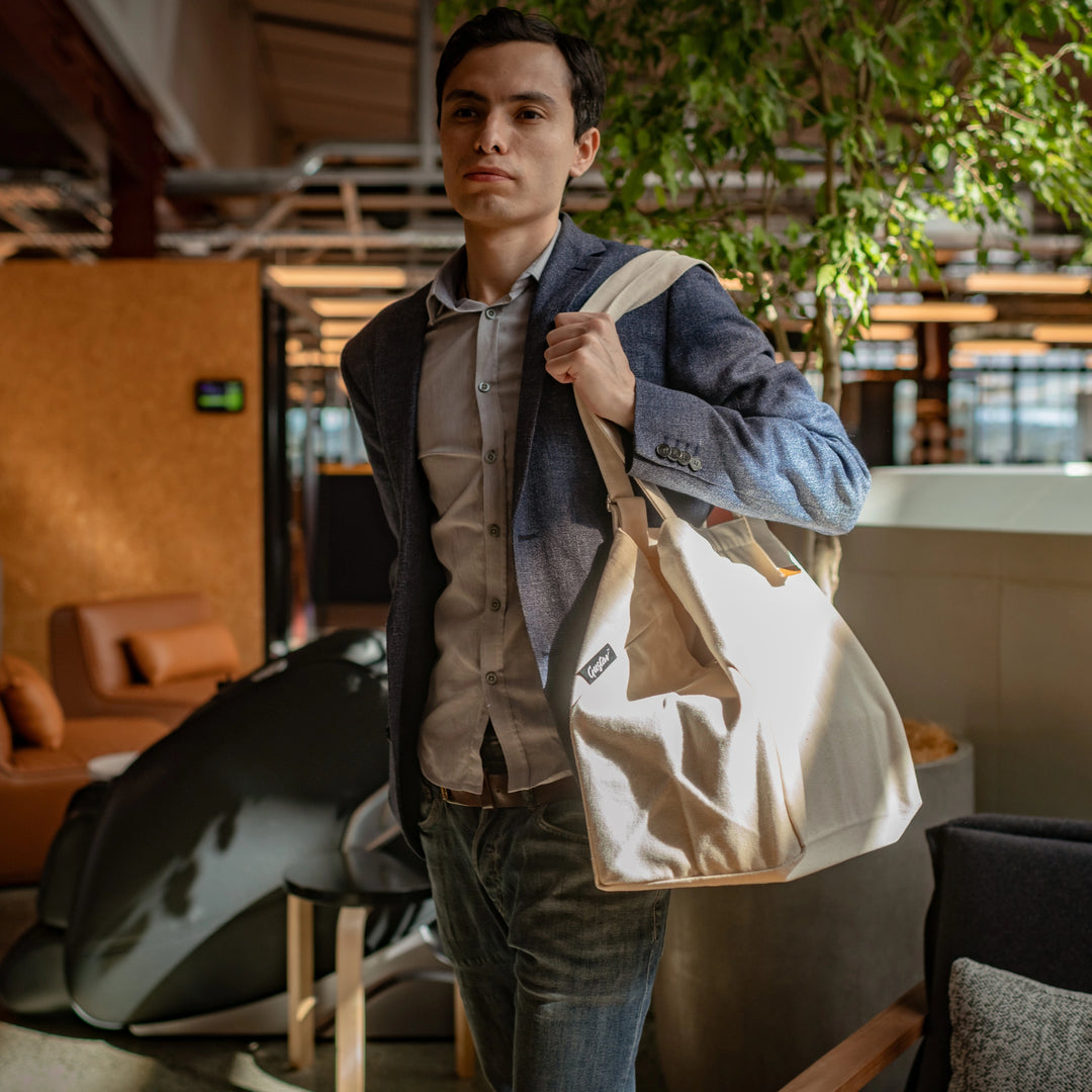 Gustav Tote Bag Återvunnen Bomull