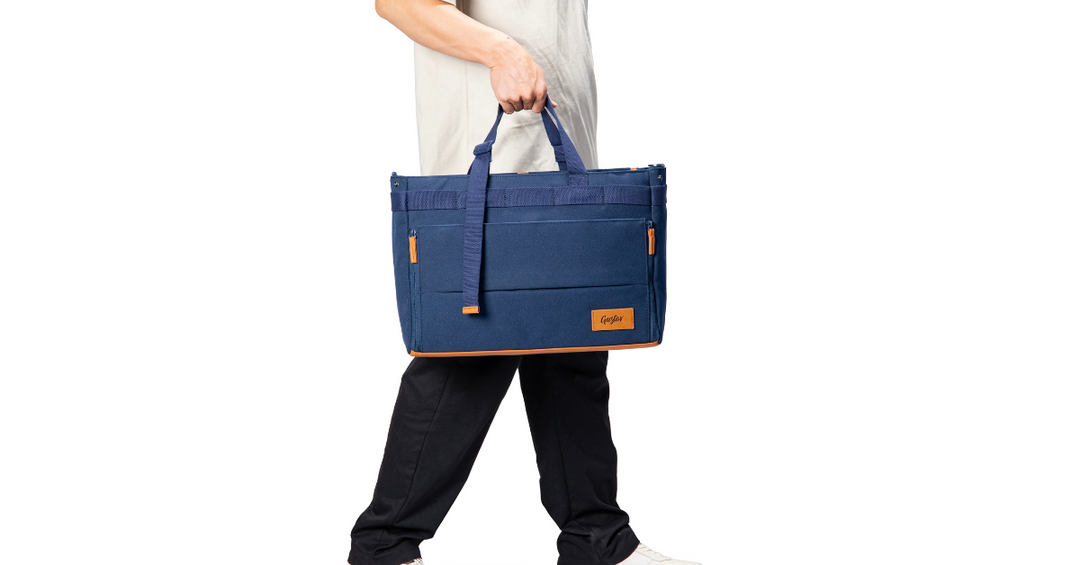 Sac de travail DeskMate – Sac portable 2-en-1 et organiseur de bureau