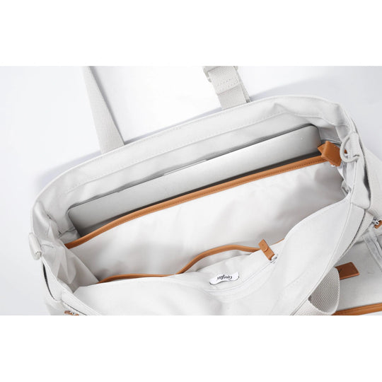 DeskMate work bag interior compartments – desk sharing organization