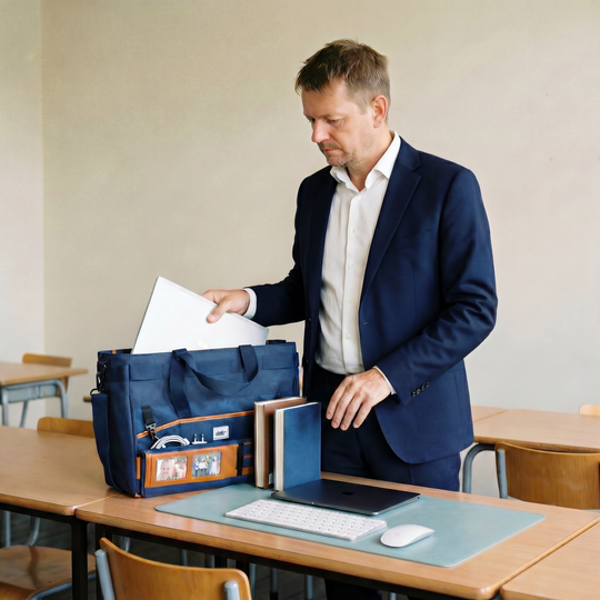 Sac de travail DeskMate – Sac portable 2-en-1 et organiseur de bureau