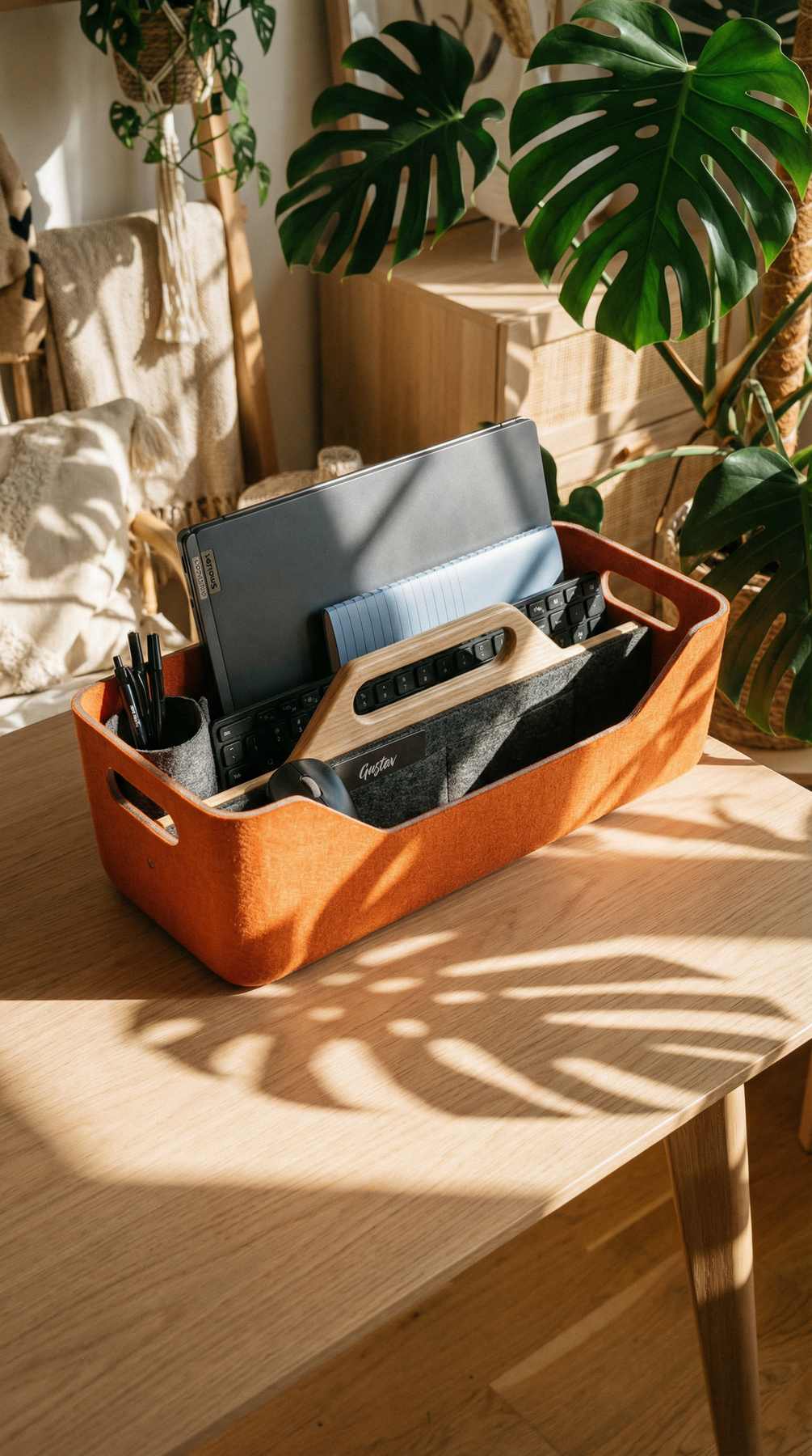 Sustainable Desk Organizer - Loop Desk Caddy – Gustav Concept