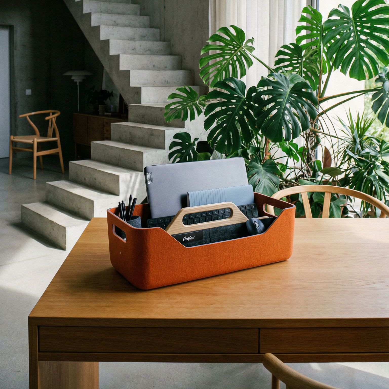 Sustainable Desk Organizer - Loop Desk Caddy – Gustav Concept