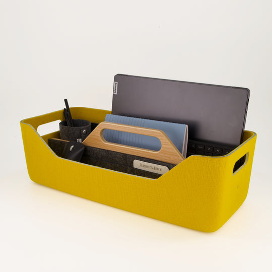 Loop XL Desk Caddy Organizer - Packung mit 4 – Recyceltes PET-Filz