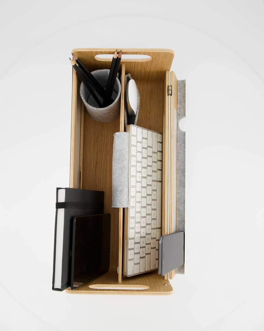 Gustav Original Desk Organizer & Laptopställ Ek/Vit