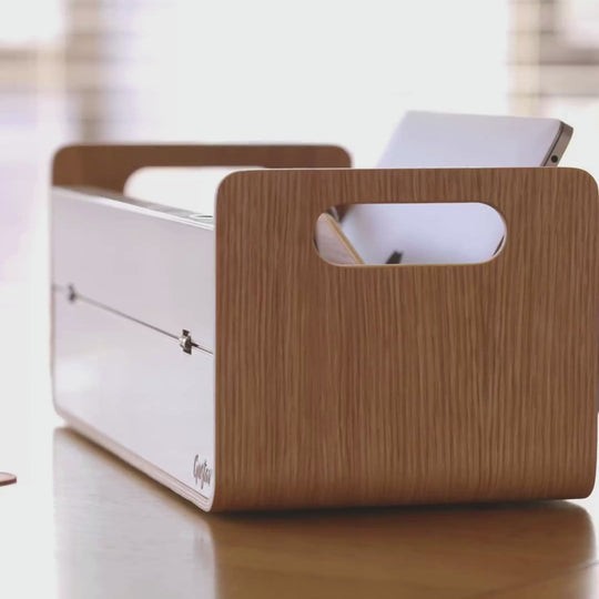 Gustav Original – from closed box to laptop stand